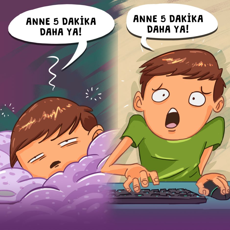 En tatlı ve asla bitmeyen o meşhur 5 dakikalar..