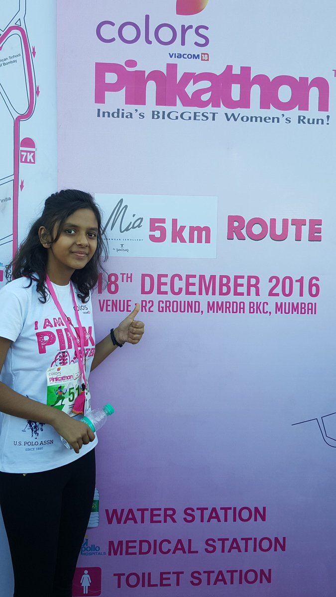 navinpagrawal's tweet photo. My daughter Khushi@Pinkathon 2016 https://t.co/ka7pC17GOJ