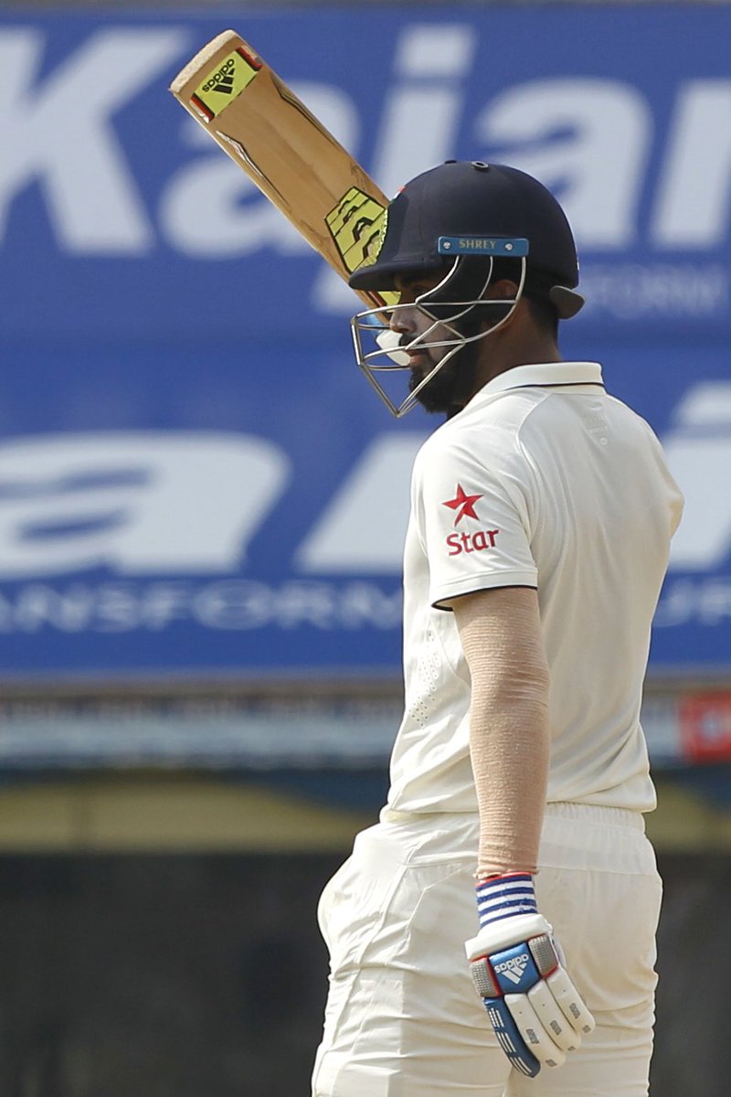 TeamKLrahul's tweet photo. @klrahul11  completes his 4th Test  Century  100* against @englandcricket in 5th @Paytm #INDvENG test https://t.co/WyC2TJYd6A