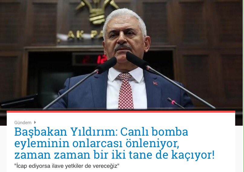 Efe_CumhurFatma's tweet photo. Bin Ali:
Canlı bomba eyleminin onlarcası önleniyor,zaman zaman bir iki tane de kacıyor.!
Allahtan;
İcap ederse ilave önlemler alacaklarmış.! https://t.co/skpKWQDQ12
