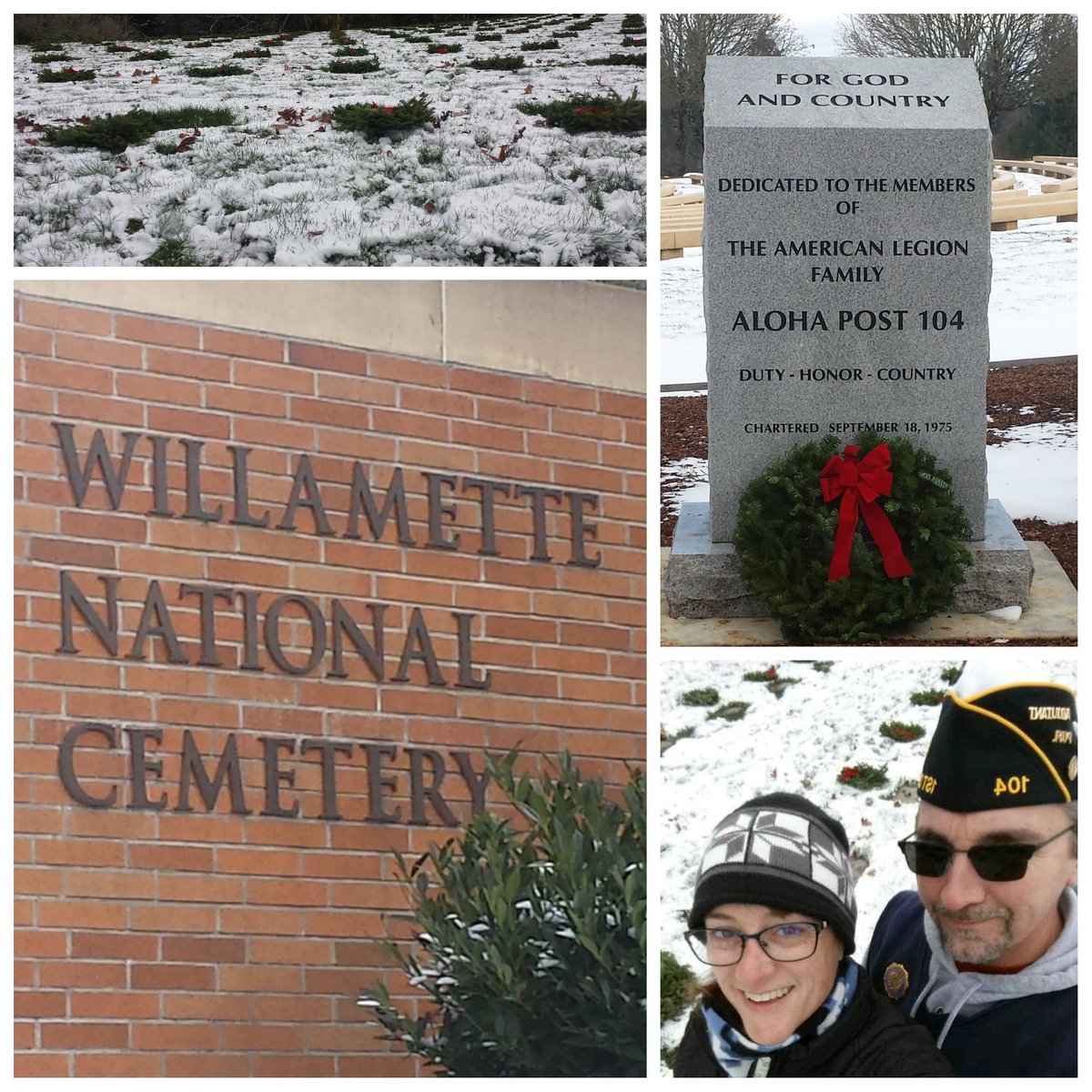 cybro20's tweet photo. 980+ wreaths placed with honor at Willamette National Cemetery today.
#WreathsAcrossAmerica #2016WAA #SayTheirNames #veterans https://t.co/Yw31tf1kPb