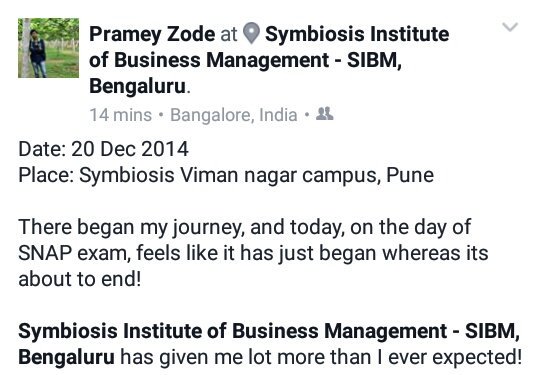 PrameyZode's tweet image. All the very best of luck to #SNAP2016 aspirants! Hope you will be lucky enough to enjoy #LifeAtSIBMB @SIBMBengaluru