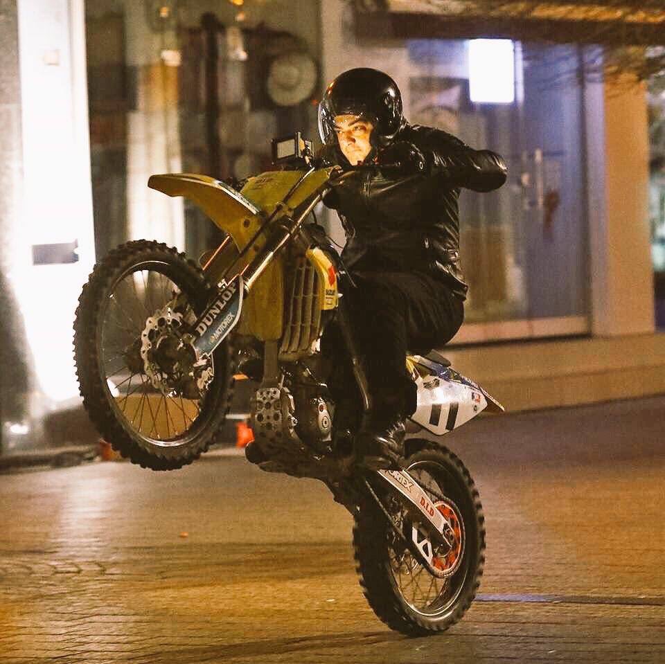 Bike Stunt Pic of Thala Ajith- Thala57- AK57