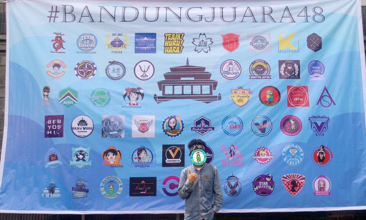 Kuy foto di banner #BandungJuara48 #JKT48LoveTripHS
