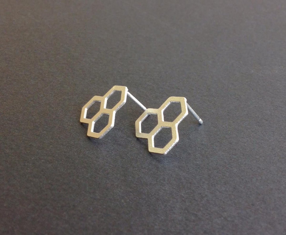 GoldieSupplies's tweet image. Gold Bee Hive /  Silver Honeycomb 1 Pair (2 pcs) Post Earring, Ge… tuppu.net/4185a809 #goldplated #EarringPosts