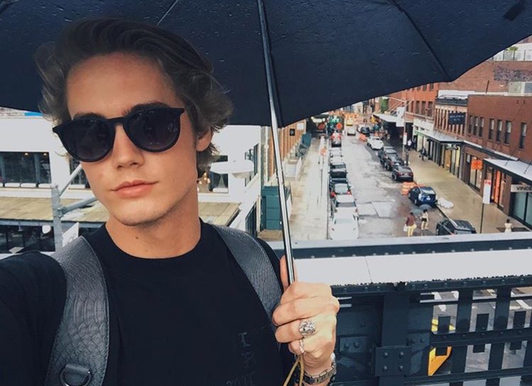 Umbrellas in the city