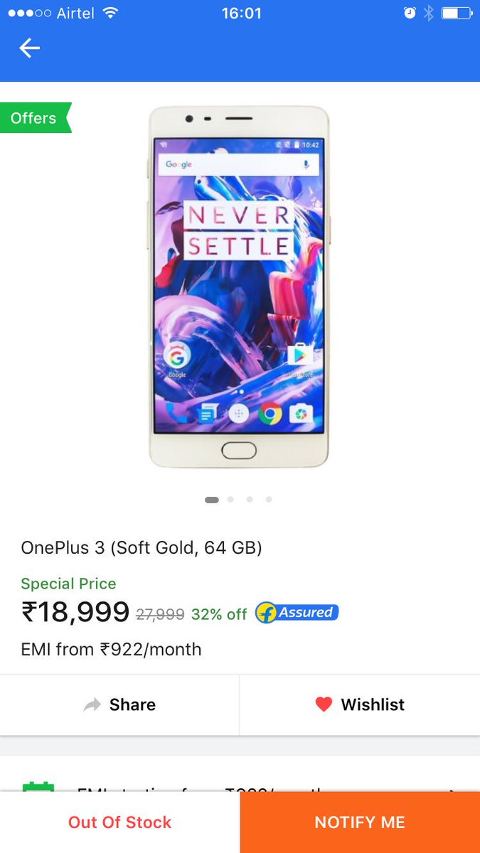 saurabhj23's tweet photo. @Flipkart why would you cheat?! You've got no OnePlus 3 ! #NeverVisitAgain #FlipkartCheats
#FlipkartBigShoppingDays https://t.co/fy7M9NSi5B