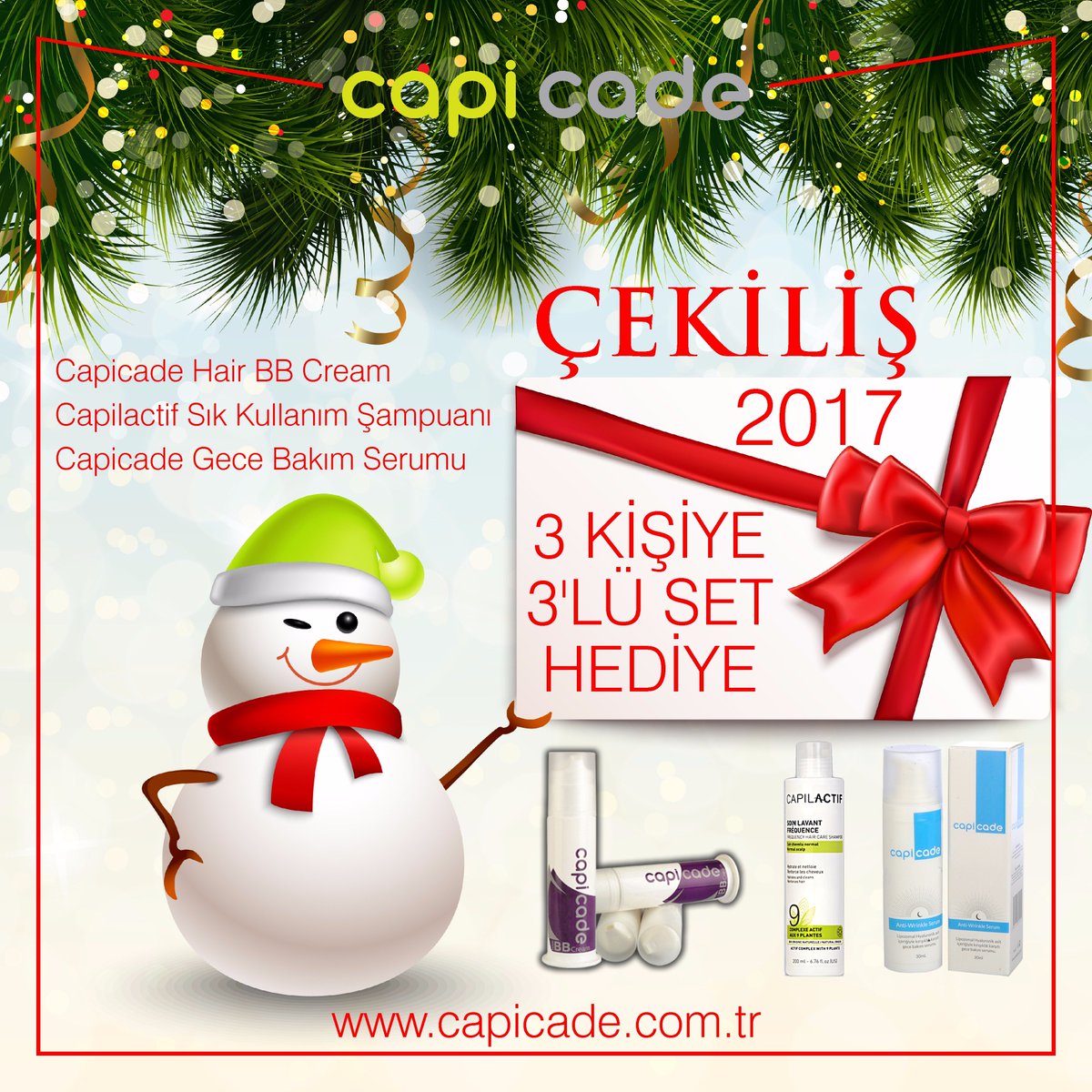 capicadeturkey's tweet photo. Sayfamızı Takip Etmeniz
Görsel Beğenmeniz ve
3 Arkadaşınızı Etiketlemeniz Yeterli
Çekilişin biteceği tarih 1 OCAK
#capicade #capicadeturkey https://t.co/TnQoeiFWuN