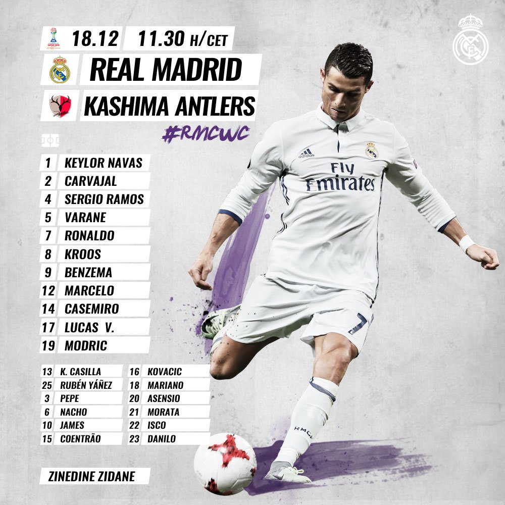 MUNDIAL DE CLUBES FINAL 18/12/2016Real Madrid - Kashima Antlers 11:30H. - Página 2 Cz8oE9hW8AE27Ds