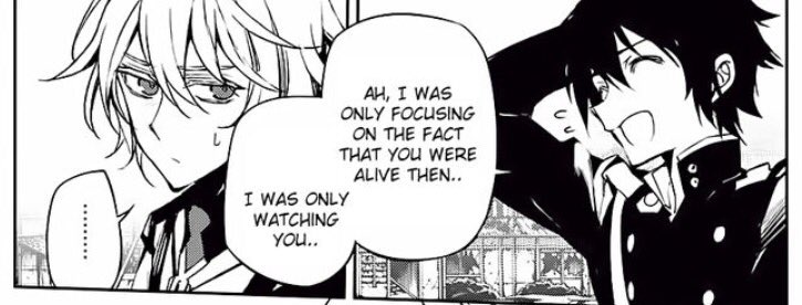 You can just tell by Mika's face that he's questioning why he's so attached to Yuu.