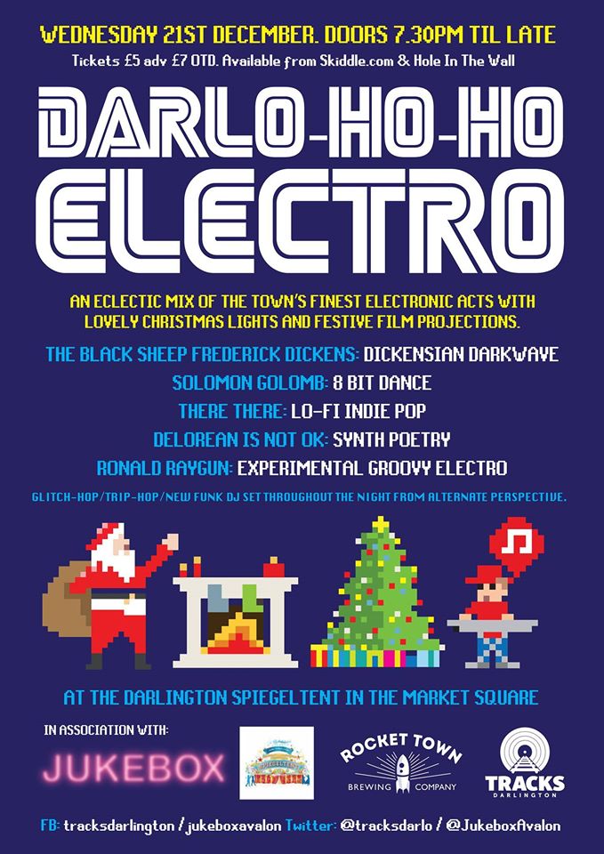 Darlo-Ho-Ho Electro this Wed at <a href="/DarlingtonBID/">Darlington BID</a> spiegeltent. Tickets: bit.ly/2fgXsdL
#Christmas #Darlington