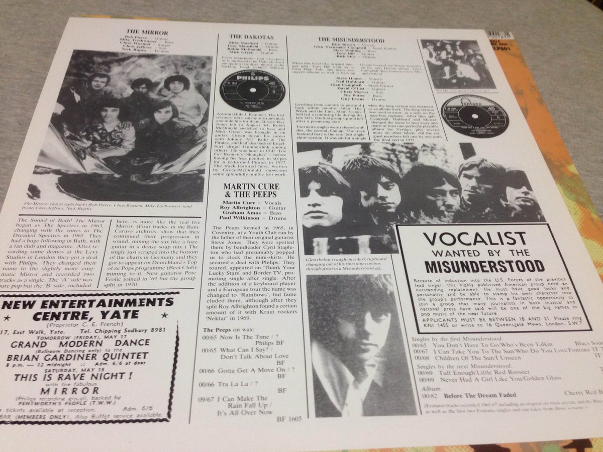 #Rubble- #Psychedelic Snarl. 84. #Compilation of #FreakBeat.  #UK's answer to the #Nuggets and #Pebbles comps.  Early #Punkers. #Nowspinning