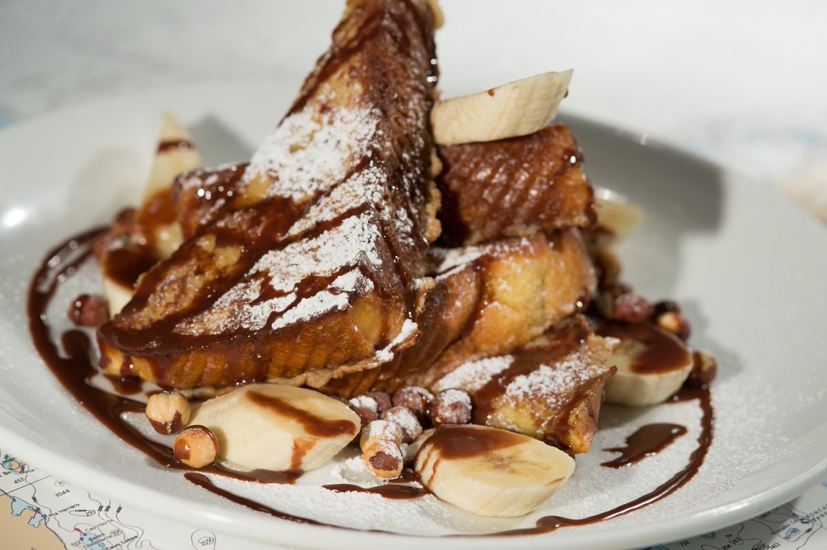 table26palmbch's tweet image. Today's Special: NUTELLA FRENCH TOAST, perfect for those with a sweet tooth! Stop in to Brunch! We're open 'til 2pm! #table26brunch