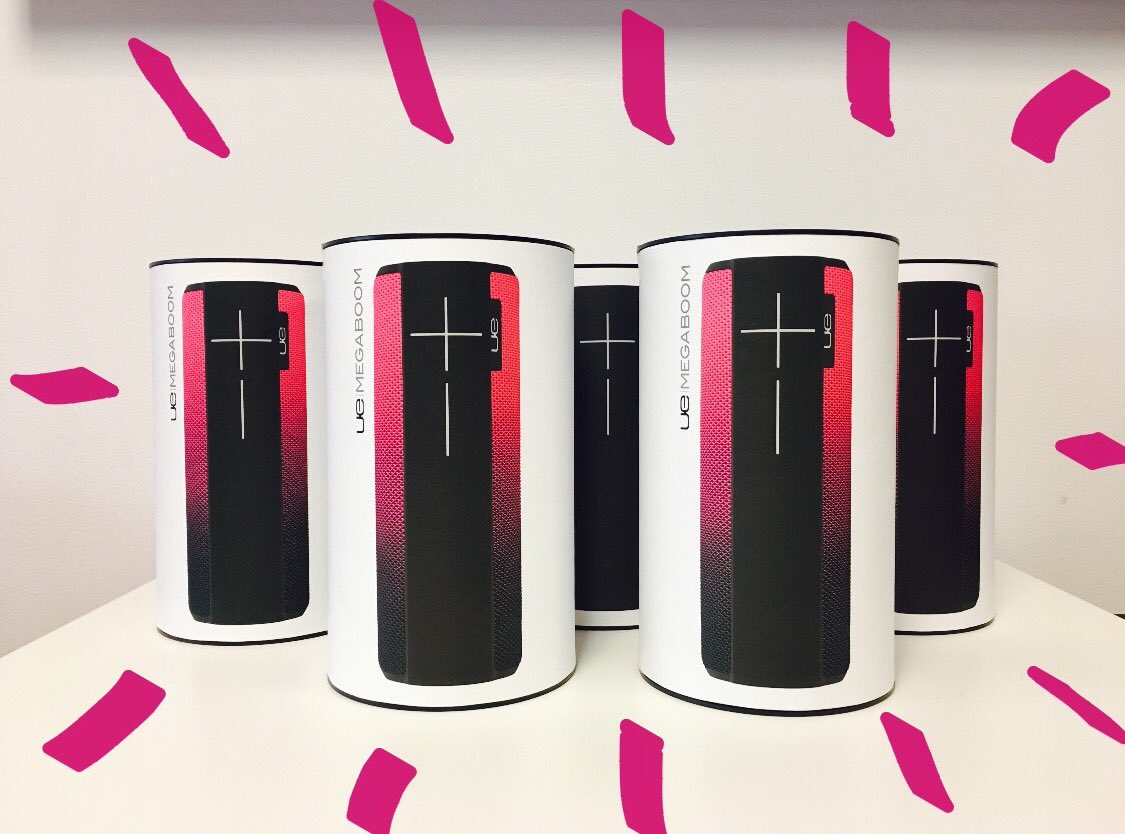 John Legere (@johnlegere) on Twitter photo Day 3! Who wants a <a href="/ultimateears/">Ultimate Ears</a> #UEMEGABOOM in #MidnightMagenta?? RT this tweet & I'll pick 6 lucky winners!! 🎉 #12DaysofMagenta #Contest Day 3! Who wants a <a href="/ultimateears/">Ultimate Ears</a> #UEMEGABOOM in #MidnightMagenta?? RT this tweet & I'll pick 6 lucky winners!! 🎉 #12DaysofMagenta #Contest