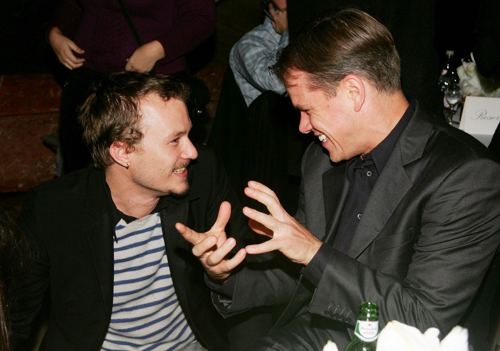 Heath Ledger and Matt Damon 