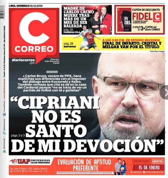 diariocorreo's tweet photo. ¡Buenos días! Esta es la portada de hoy: https://t.co/ZpQJcRSbSe https://t.co/nFHReSnoq4