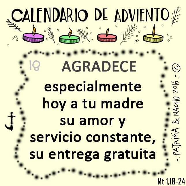 MarillacJMV's tweet photo. IV Domingo #Adviento: AGRADECE especialmente hoy a tu MADRE su amor y servicio constante, su entrega gratuita #VicencianosElMundoNosNecesita https://t.co/K0DdbXRcA8