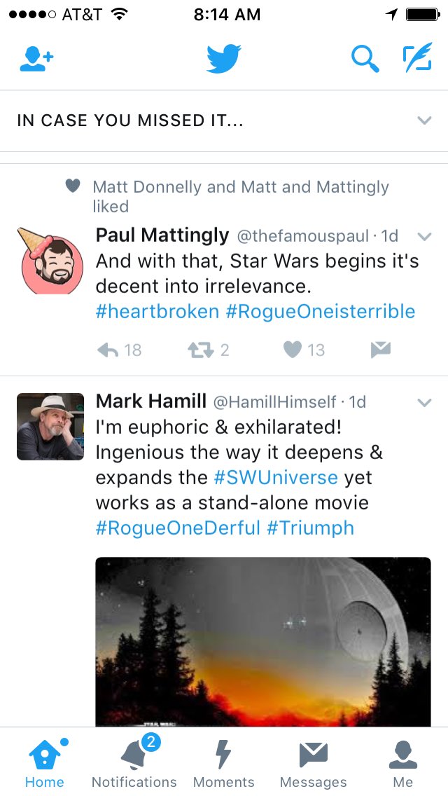 TheBrandonHelm's tweet photo. Lol @thefamouspaul really no editing this is how my feed came in. Now I don't know who to believe. https://t.co/bLPrmgIQNo