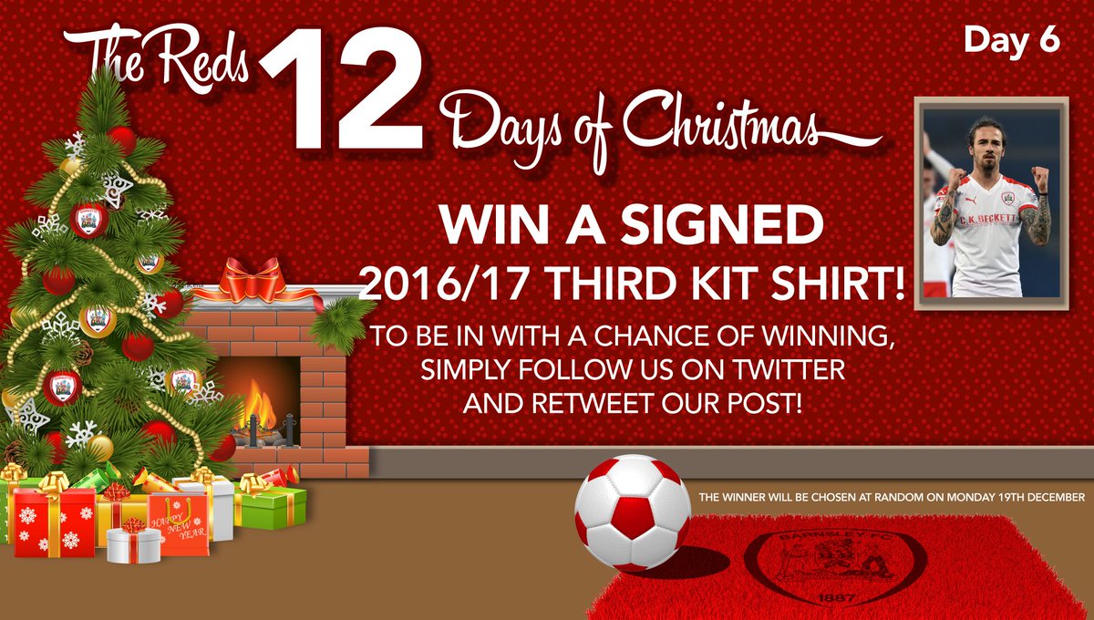 DAY 6: Follow us and retweet this post for the chance to win a signed 2016/17 Third Kit shirt! #COYR #Giveaway