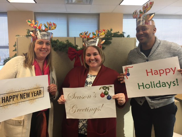 Members of our Marketing Team wishing you the happiest of holidays!
