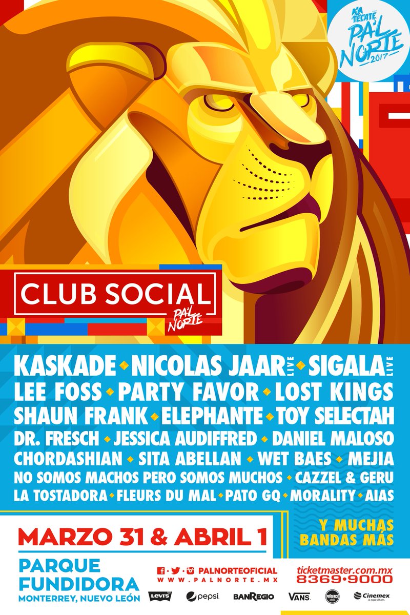 Tecate Pal Norte Twitterissa Conoce El Lineup De Electronica De Tecatepalnorte Y Clubsocialpalnorte