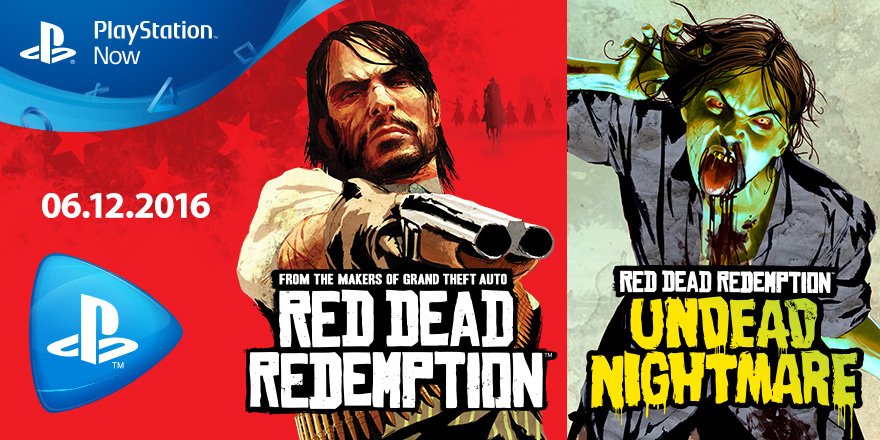PlayStation UK on Twitter: "Red Dead Redemption &amp; Undead Nightmare are  available today on PS Now, play on PS4 and PC! -&gt;  https://t.co/9cnUkCRg99 https://t.co/wnH5uNy7mC" / Twitter