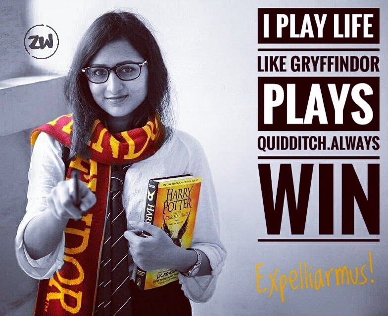 zainwain's tweet photo. I play life like #gryffindor plays #quiddtich. Always Win. Says @AmnaAbbas
#girlpower #womenempowerment #girlsrule https://t.co/Q7wgetAXNI