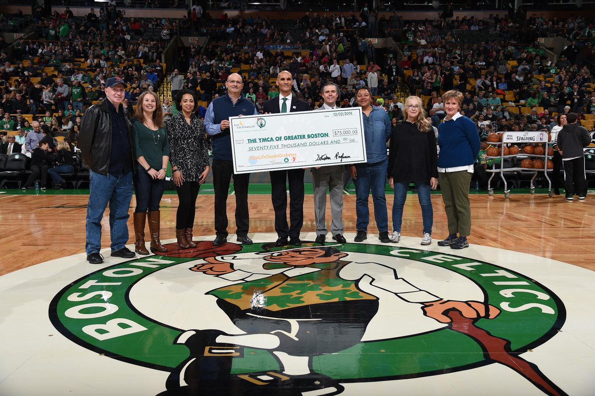 In November we teamed up with @SunLifeUS & raised $75,000 for @YMCA_Boston #SunLifeDunk4Diabetes https://t.co/rLH1wt9mA2