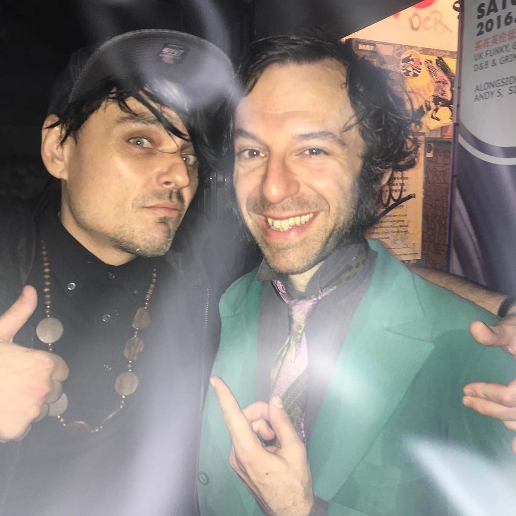 mndfame's tweet photo. Had to go full metal fanboy and grab a photo with the one and only @daedelus #shanghai #mi… https://t.co/PEJS3jXlfO https://t.co/DVouUIQjim