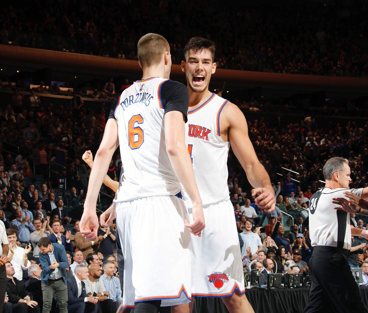 That game day feeling! 💪💥#Knicks https://t.co/8GDYnxxqjI