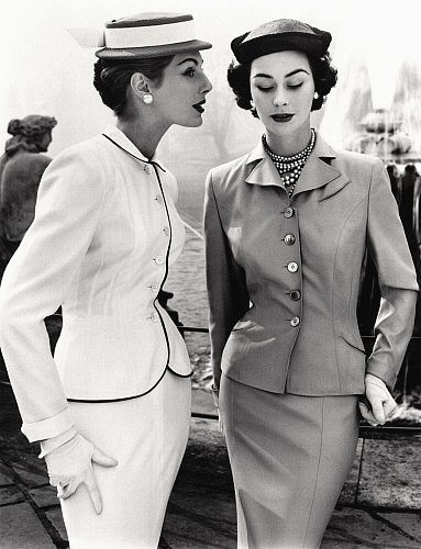 Perfect 1950s suits <3 #vintagefashion