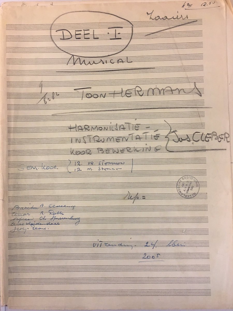 wimarjaeger's tweet photo. Inspanningen @mediastad hebben  prachtig resultaat. Muziekbieb @Muziekschatten onder @MCO_Hilversum is gered van de papierschredder. https://t.co/niBnTmY7NH
