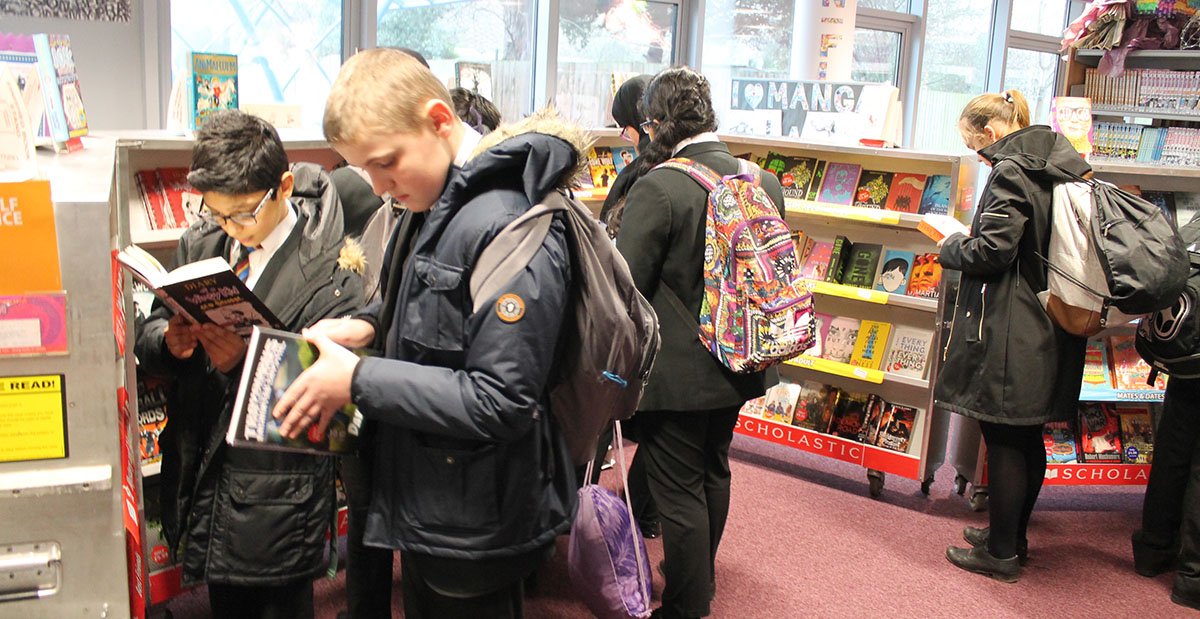 Busy at the HALF PRICE BOOK FAIR ... #booklovers get to the LRC ... it's here all week!