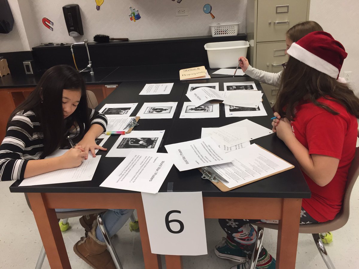 missjearly's tweet photo. Social studies today- WWI stations @olsonotters https://t.co/Uqo5HzXB5G
