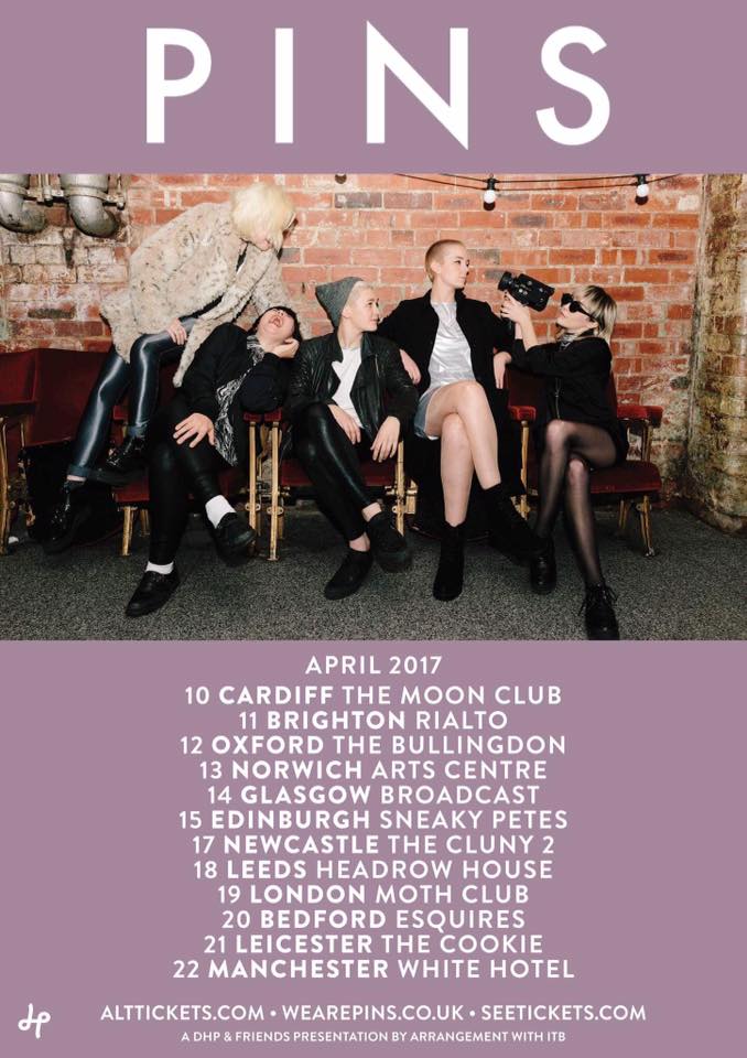 Local gals <a href="/WeArePins/">P I N S</a> are heading out on tour in April 2017! 📌