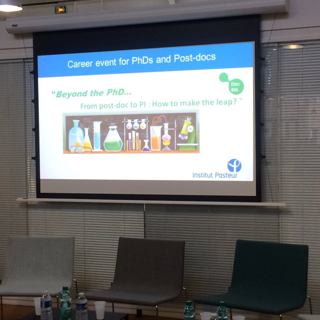 Nath_Court's tweet photo. #MAASCC career event #BeyondThePhD "from post-doc to PI : how to make the leap" tonight @institutpasteur https://t.co/xGTbiIIWlj