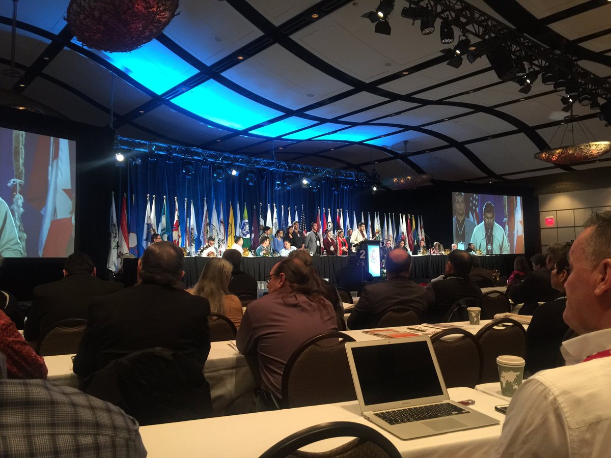 TheSheilaNorth's tweet photo. AFN Youth Council emphasizing the importance of supporting and loving our young people. #afn2016 https://t.co/c7hwIyc6oY