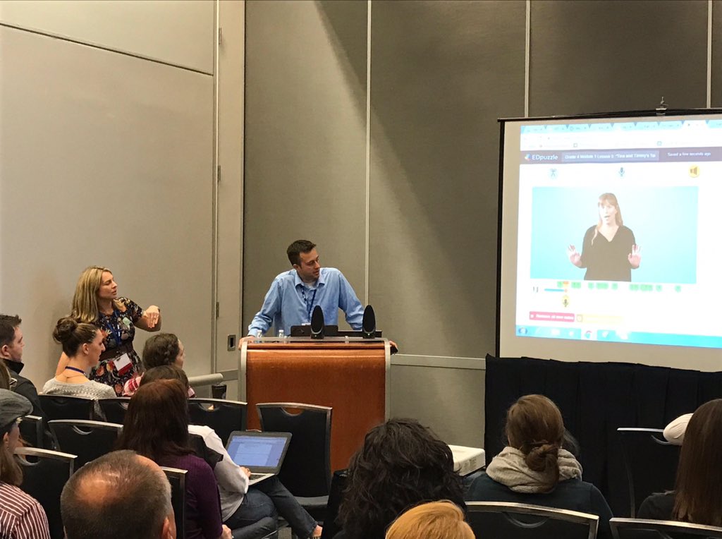 ehwils2's tweet photo. Had so much fun presenting at #vste2016 😀. Math Personalized Learning is the way to go. #vste16 https://t.co/sHFWT6NnAu