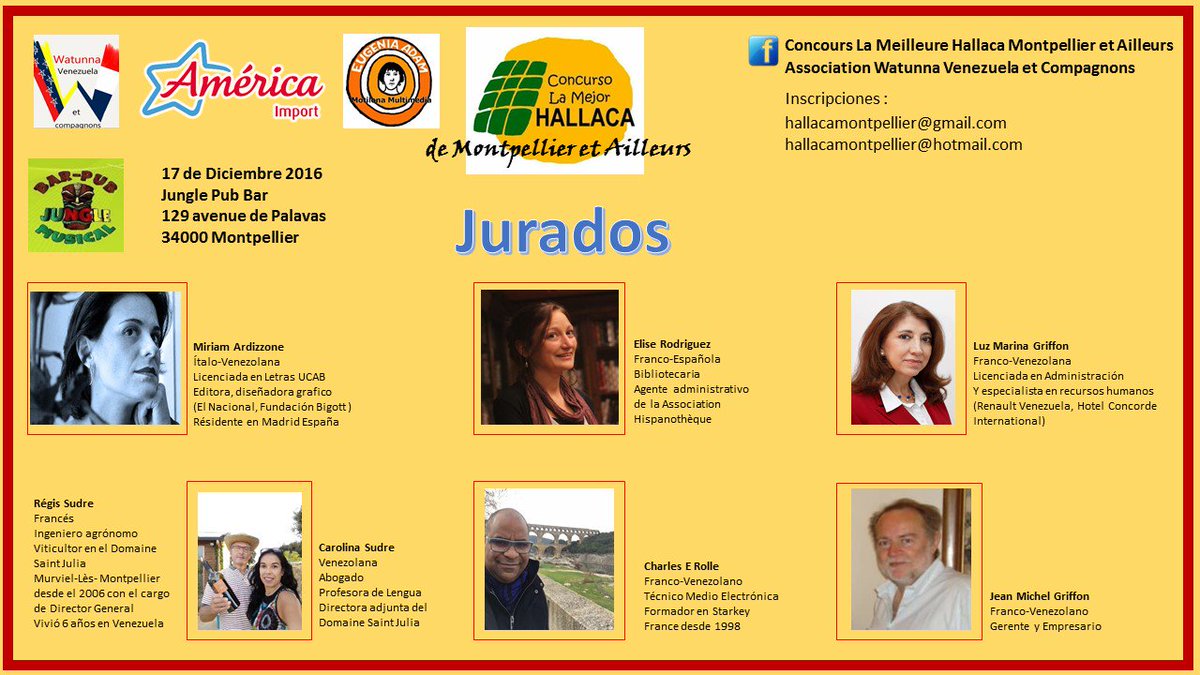 No sólo en Madrid, también en Montpellier los venezolanos mantienen viva la navidad: concurso y fiesta de la hallaca. #hallacamontpellier