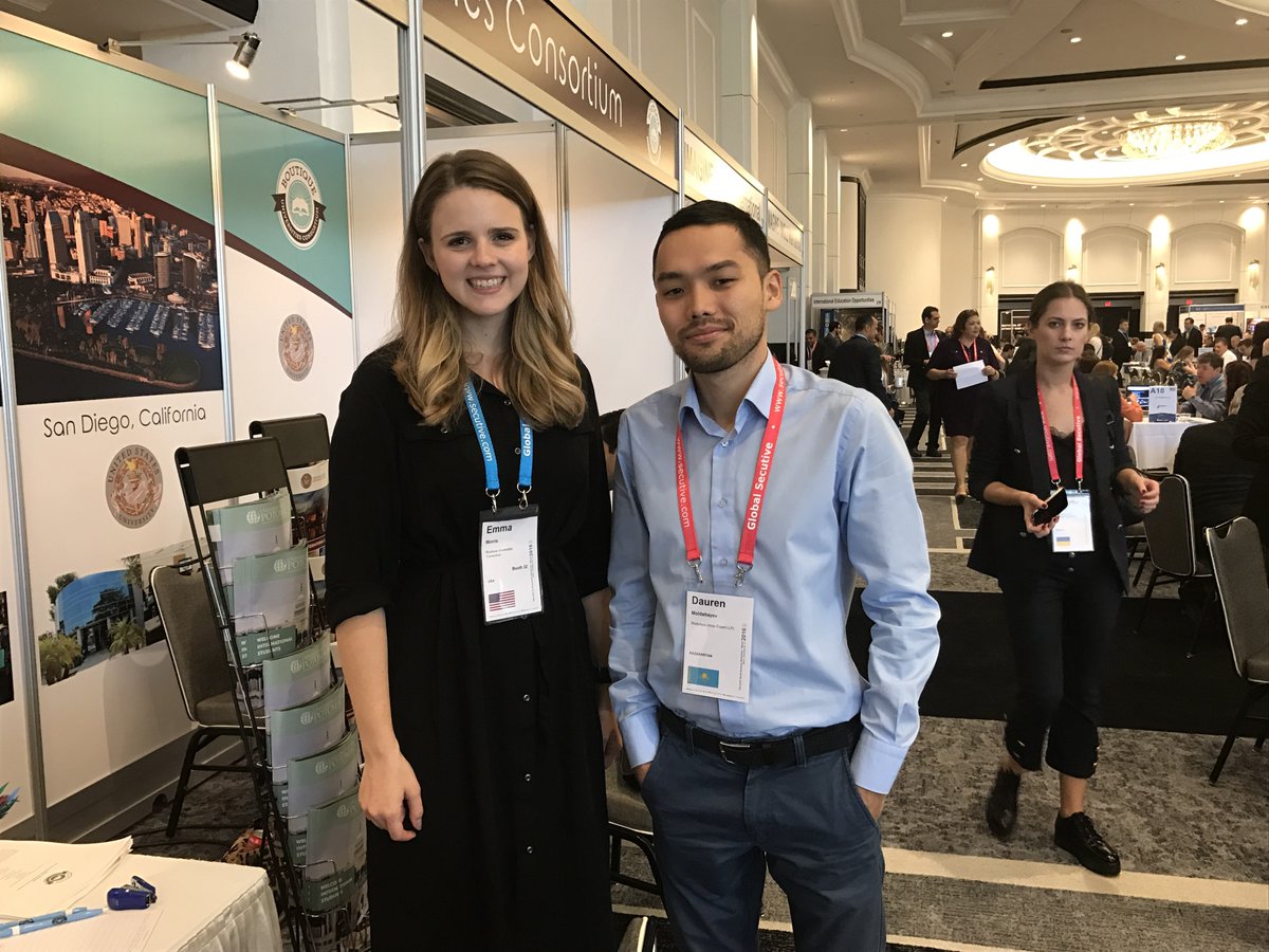 boutiqueuniv's tweet photo. Kicking off #icef2016 in Miami with Dauren from Study4you in Kazakhstan. We are excited to work together! https://t.co/90bMznLC1l