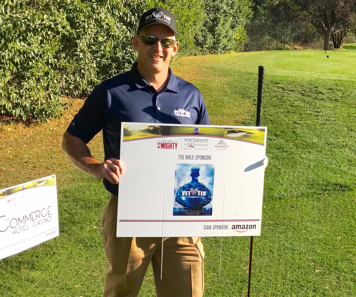 VetTix's tweet photo. Honored to be a sponsor of @SemperFiFund's 1st annual @RobRiggle #InVETational & that our CSO Steve could represent #VetTix! https://t.co/kdiJyNAOq7