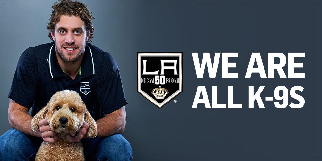 Start 2017 off with cute dogs and the #LAKings. Calendars selling out fast!  Order now: lakings.com/dog  🐶 https://t.co/Q4oqAxXyOR