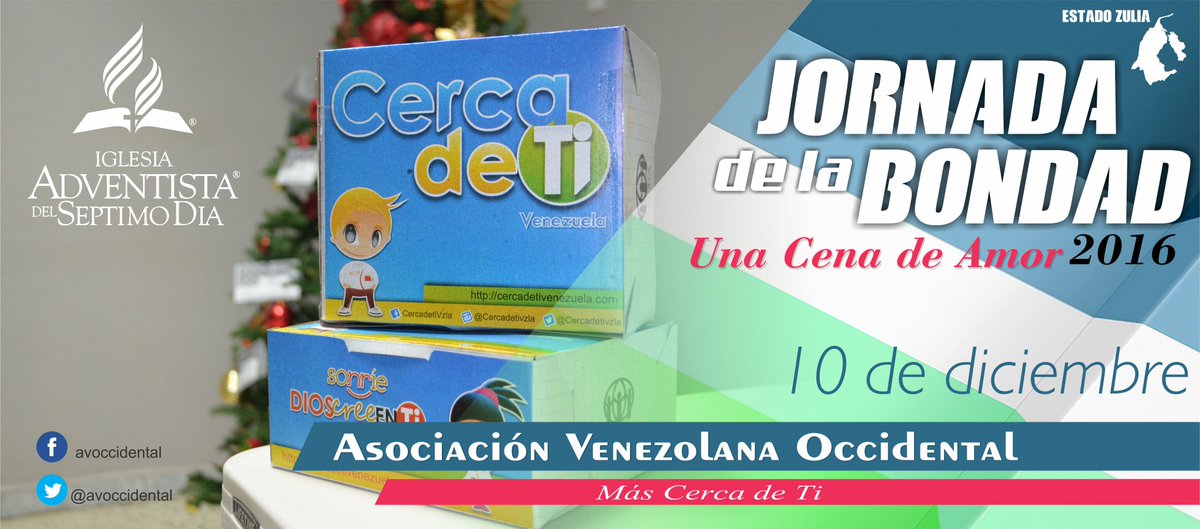 avoccidental's tweet photo. #CercaDeTi2016 este sábado 10 de diciembre se realizará la Jornada de la Bondad https://t.co/NDn0Ww5w2u