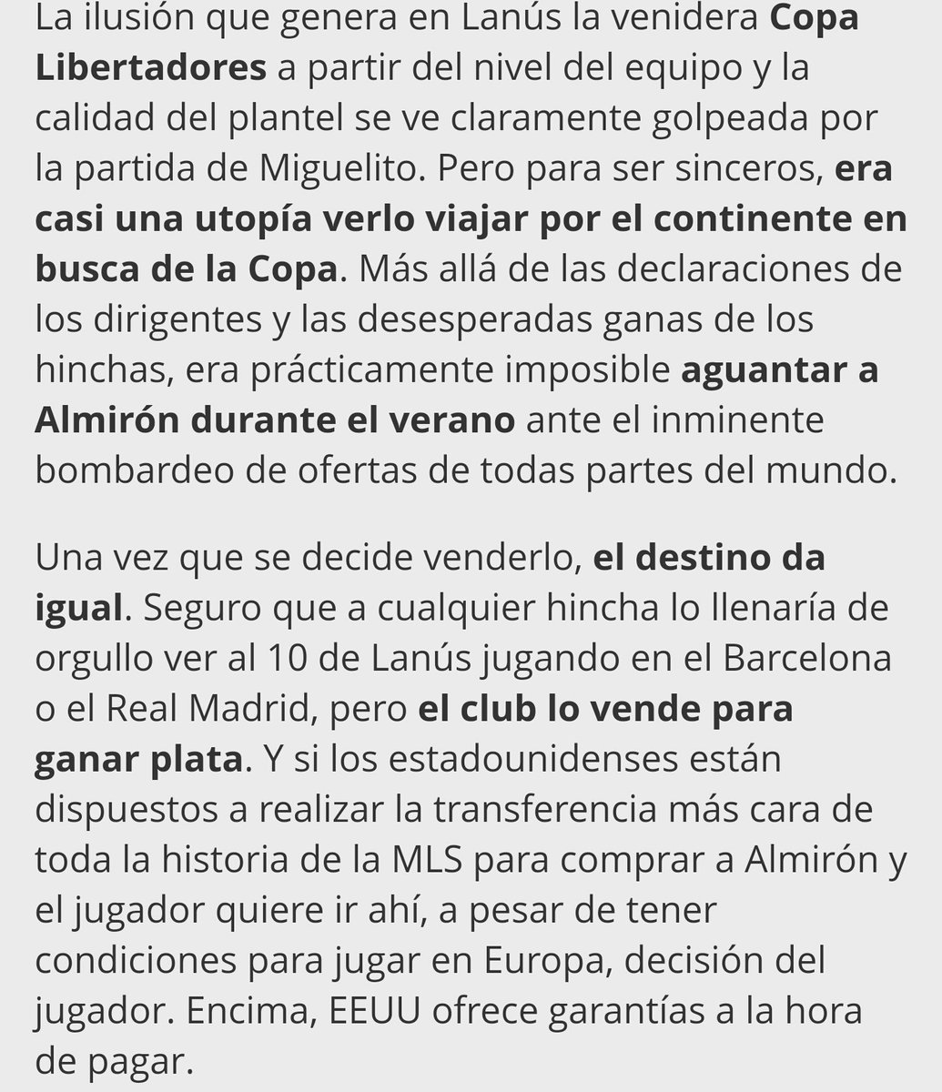 JuliMicheles's tweet image. Sensaciones de la salida de Almirón en la columna de #Lanús en @TyCSports. bit.ly/2he9RU4