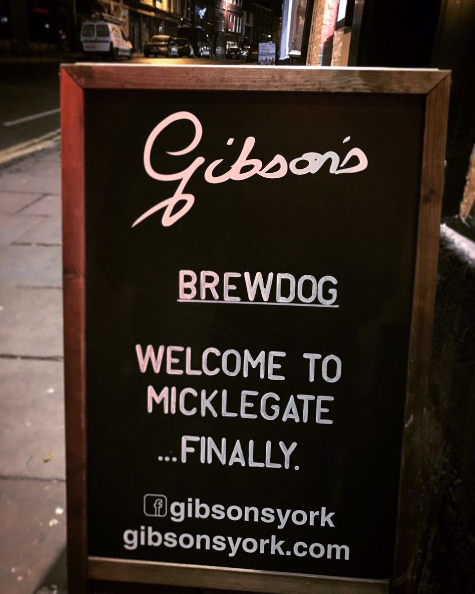 Gibsons York (@gibsonsyork) on Twitter photo @BrewDogYork Welcome to Micklegate! You've been a long while in coming 😎 <a href="/VisitYork/">✨ Visit York ✨</a> <a href="/MicklegateBI/">Micklegate, York</a> <a href="/brewdog/">BrewDog</a> @BrewDogYork Welcome to Micklegate! You've been a long while in coming 😎 <a href="/VisitYork/">✨ Visit York ✨</a> <a href="/MicklegateBI/">Micklegate, York</a> <a href="/brewdog/">BrewDog</a>