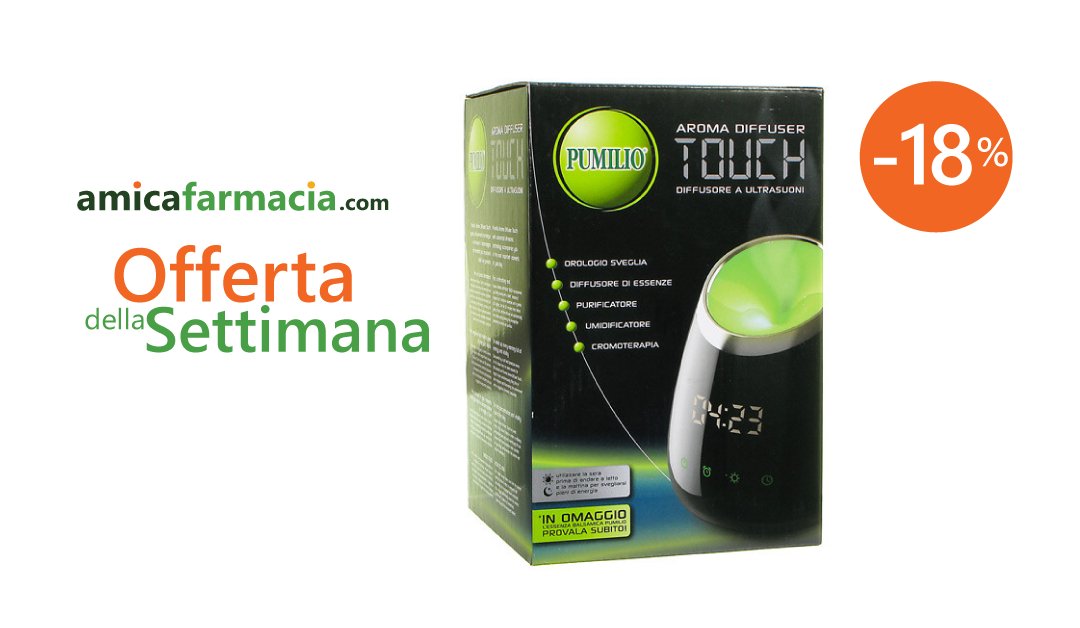 Diffusore Purificatore Umidificatore e Orologio! Scoprite il nuovo #Pumilio Touch su Amicafarmacia.com ↪ goo.gl/kbjDHM