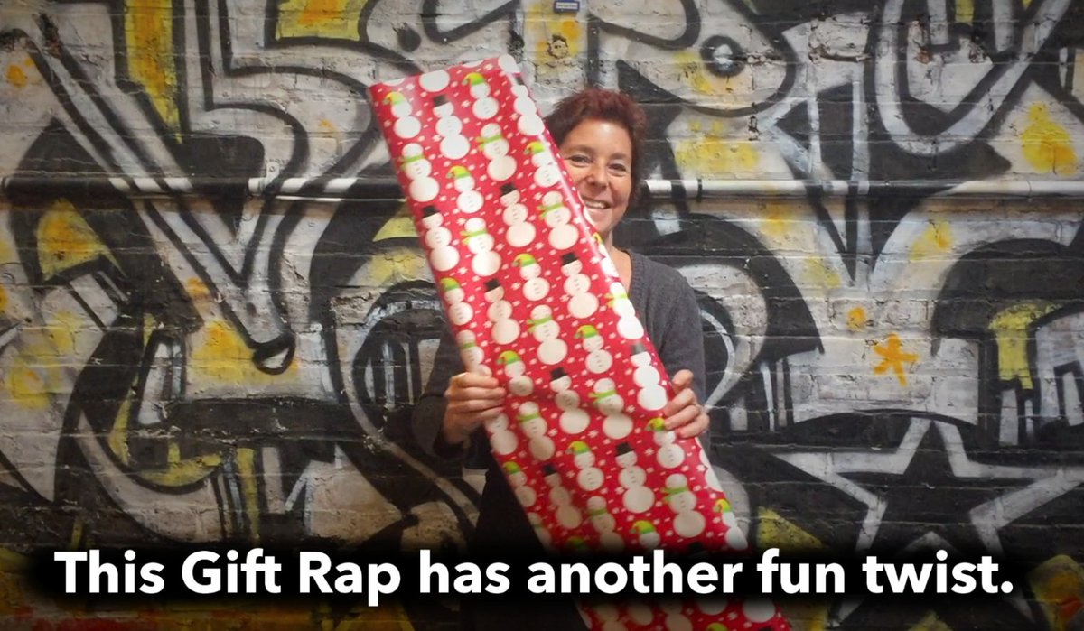 [NEW VIDEO] There's gift wrapping...and then there's GIFT RAPPING, YO. :) bit.ly/1MVBjL7