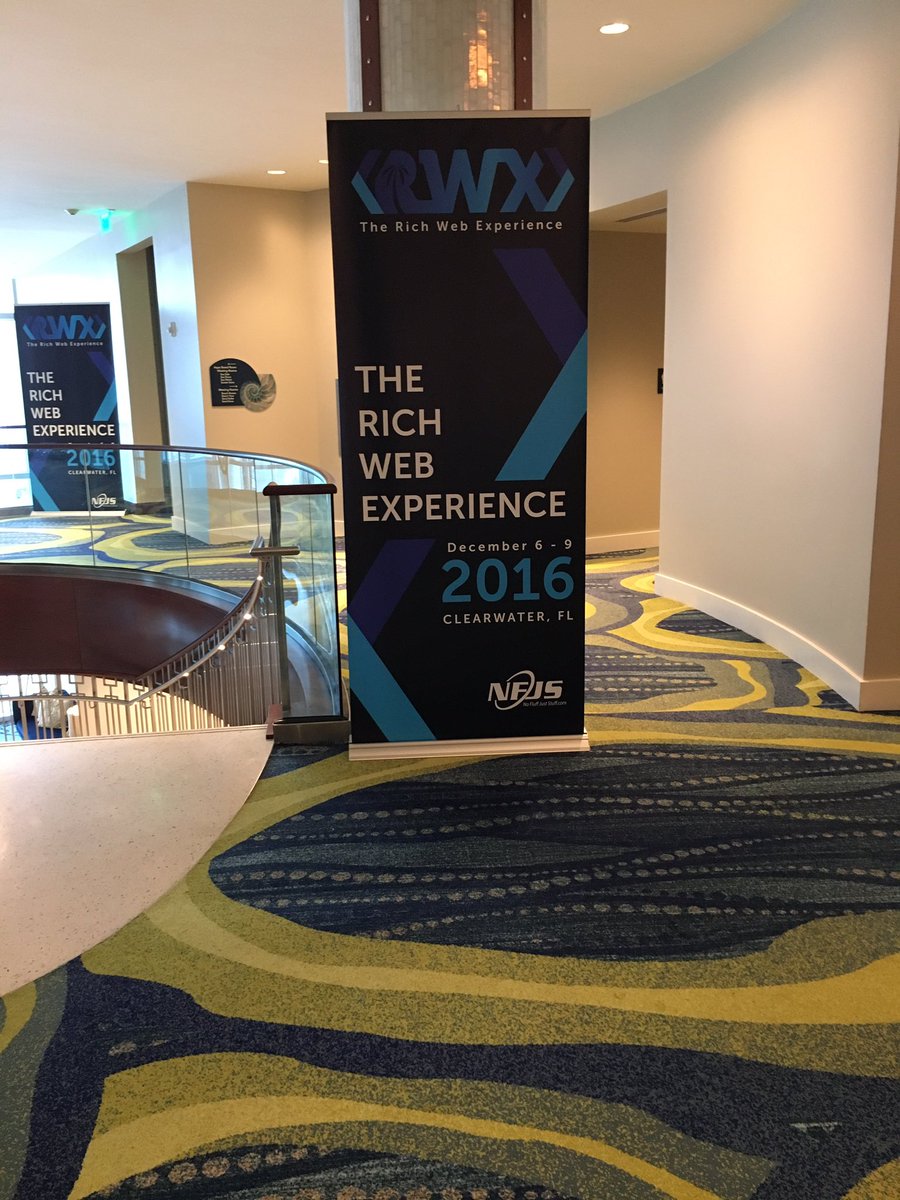 HunterRomeo's tweet photo. Excited to be back at #richweb2016 https://t.co/CwRWetotIx