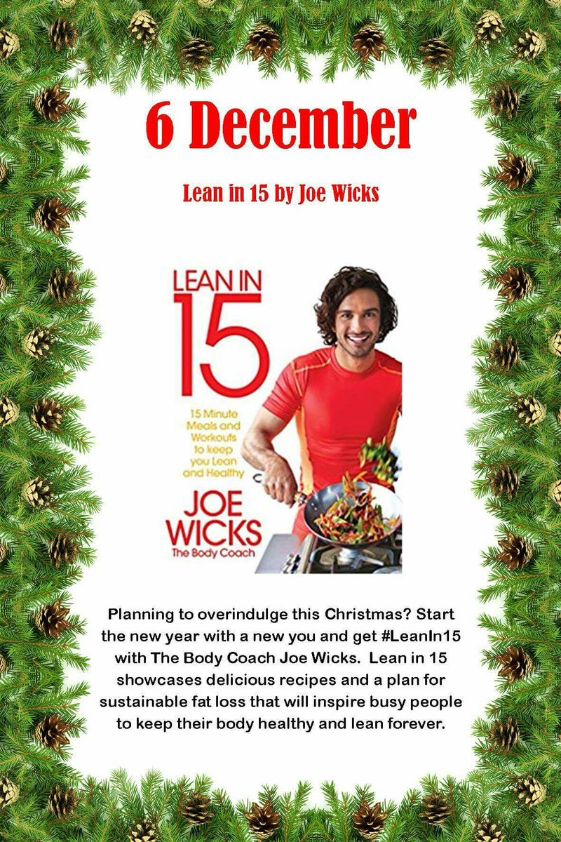 RBWM_Libraries's tweet photo. #Christmas = 🍽🍾🍷🍬 Let me introduce you to @thebodycoach! Get #LeanIn15 with the nation's fave fitness coach #BookAdvertCalendar https://t.co/01DfnAXtqU