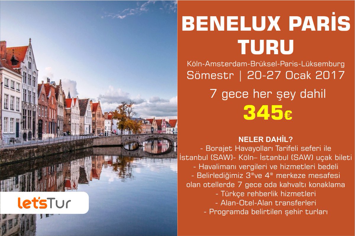 🚀 Unutulmaz bir deneyime hazır mısın? Sömestrda 7 gecelik süper turumuza seni de bekliyoruz 😊#koln #amsterdam #bruksel #paris #benelux